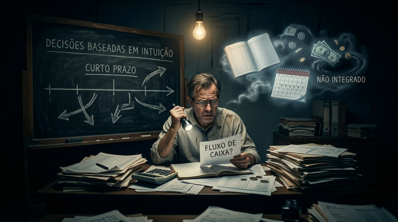 Fluxo de caixa no escuro